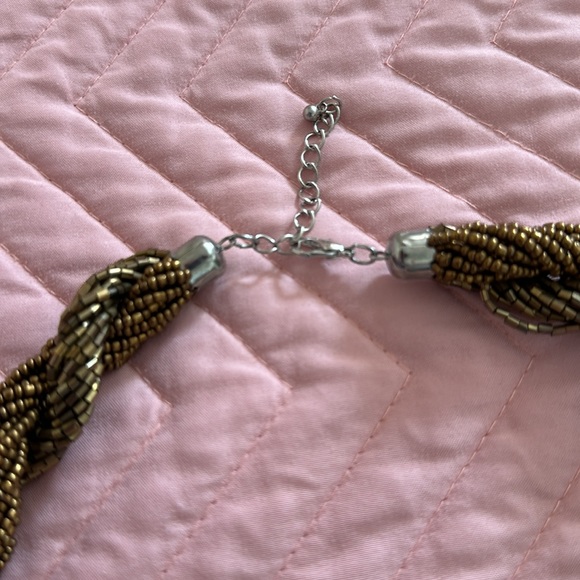 Necklace rusty, gold, and light brown - Picture 5 of 6